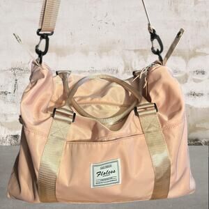 Floless Workshop Light Pink Weekender, Travel, or Gym Bag in EUC